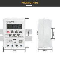 Interruptor Temporizador OEM 220V 380V 30A 63A, Controlador de Tiempo con Interruptor Automático para Riel DIN, Personalizable