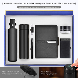 Chân không Flask + bút + USB Flash Drive + A6 máy tính xách tay + loa + ngân hàng điện Bộ Quà Tặng 2025 máy tính xách tay Bộ quà tặng sang trọng hiqh chất lượng - Product Image 3