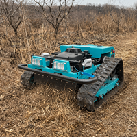 Tondeuse télécommandée pour l'entretien des vergers et des terrains agricoles à herbe épaisse