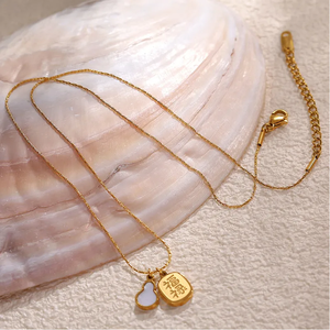 สร้อยคอจี้ราศีบรรเทาสเตนเลสที่ดีที่สุดสร้อยคอราศีเกิดจากเพทายหินราศีสำหรับเป็นของขวัญวันเกิดให้กับเพื่อน - Product Image 3