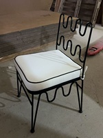 Chaise de salle à manger de style français, design rétro, chaise de table à manger créative, style antique, chaise de loisirs