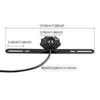 Projecteur LED HD pour plaque d'immatriculation de moto et vélo électrique, lumière Devil Eye, lumière d'avertissement, éclairage de plaque d'immatriculation