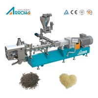 Ligne d'extrusion de céréales artificielles fortifiées pour la production de riz nutritionnel mélangé de manioc et de maïs