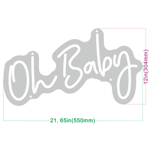 ผู้ผลิตขายร้อนที่กำหนดเองตกแต่งตัวอักษรอะคริลิคโอ้เด็ก <span class=keywords><strong>Neon</strong></span> <span class=keywords><strong>Sign</strong></span> - Product Image 3