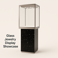 Pour les musées et les produits phares Verre à filtre UV Options hermétiques Alarmes discrètes Vitrine de musée Vitrine de bijoux