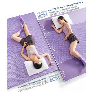 Surewal inch làm mát Gel truyền Bộ nhớ bọt với Silicone gel TPE Nệm Topper mát Thoải mái Topper cho giường - Product Image 2