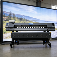 Nueva Impresora Digital Automática de Solvente Ecológico de 1.8m con Cabezal de Impresión I3200/DX5, Plotter A1 para Impresión de Vinilo, Pancartas Flexibles, Pósters y Rotulación de Vehículos