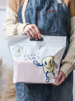 Bolsa de embalaje de pan tostado Bolsa de pie Transparente con cremallera Fondo plano Plástico Alimentos PE Desechable TT 30% Impresión de huecograbado