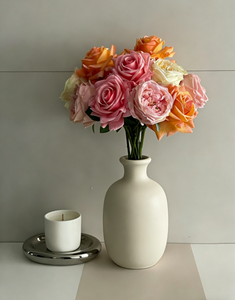 Bouquet de roses turques hydratant au toucher réel |   Fleur artificielle de haute qualité pour une décoration intérieure élégante - Product Image 6