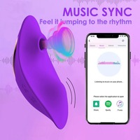 Vibrateur sans fil Bluetooth alimenté par USB pour femmes, contrôle manuel par application, masseur du clitoris, du point G et des mamelons, jouet sexuel pour adultes 18+