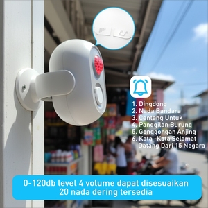 Daytech biểu tượng tùy chỉnh không dây hồng ngoại cảm biến chuyển động điều chỉnh góc tự do cửa hàng Cảm biến cửa để chào đón khách - Product Image 3