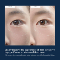 Masques pour les yeux en bio-gel anti-rides raffermissant à base d'herbes biologiques en gros, acide hyaluronique, collagène, masque pour les yeux en cristal pour peaux sèches