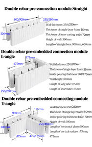 Materiales de Construcción Modernos, Bloques de Espuma ICF, Sistema de <span class=keywords><strong>Encofrado</strong></span> de Hormigón Aislado, Bloques de Construcción Ligeros Ignífugos - Product Image 4