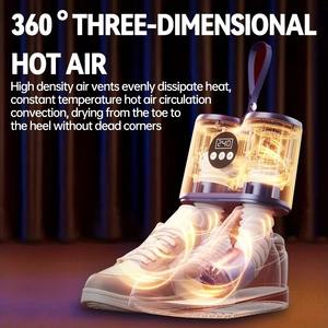 Secador de Zapatos Portátil con Temporizador, Deshumidificador Eléctrico para Dormitorio, Calentador de Pies con Cordón, Secado Rápido - Product Image 6