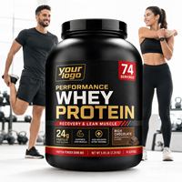 Concentrado de Proteína de Suero en Polvo, 24 g de Proteína, Crecimiento Muscular, Recuperación, Apoyo a la Masa Muscular Magra, Chocolate Rico, 5 lb, Nutrición a Granel de Alta Calidad