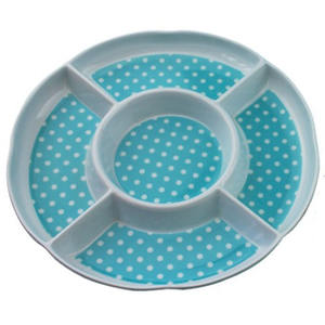 Promoción <span class=keywords><strong>de</strong></span> gran tamaño Melamine Crisps Chip Dip Snack Bowl Bandeja <span class=keywords><strong>Platos</strong></span> <span class=keywords><strong>con</strong></span> división - Product Image 5