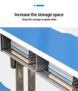 Ensemble <span class=keywords><strong>de</strong></span> chaises <span class=keywords><strong>de</strong></span> bureau modernes et durables en métal <span class=keywords><strong>pour</strong></span> les élèves du primaire et du secondaire. - Product Image 5