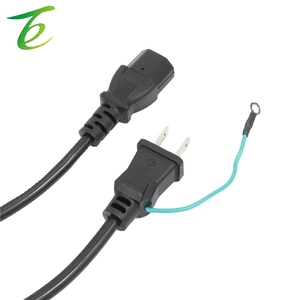 สายไฟแบบสามแกนปลั๊กญี่ปแบบหัวตรงปลายสายไฟทองแดงบริสุทธิ์ปลายสายไฟ - Product Image 3