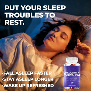 VitaHall <span class=keywords><strong>Caramelle</strong></span> Gommose Vegane Biologiche per il Sonno Senza Zucchero per Adulti Buon Sonno Profondo 5mg Melatonina - Product Image 6