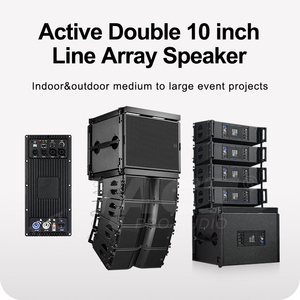 듀얼 10인치 액티브 라인 어레이 파워드 시스템 전문 음향 장비 (콘서트 무대, 야외 행사용) - Product Image 4