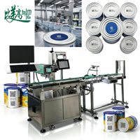 Machine de marquage laser UV Teksher DataMatrix avec codage anti-contrefaçon pour la ligne de production de boîtes de lait en poudre