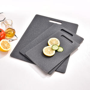 Ensemble de 3 planches à découper en plastique imitation marbre, rectangulaires, pour la cuisine - Product Image 2