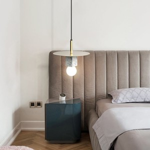 Lámpara Colgante de Mármol Minimalista Nórdica Posmoderna, Arte Creativo Único para Restaurante, Pasillo, Dormitorio, Lateral o Bar - Product Image 3