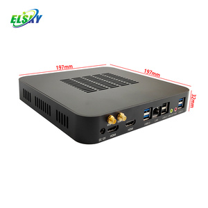 ELSKY Mini Board with CPU Skylake 6th Gen Core Small Pc I5 6300HQ <b>DDR4</b> 32GB RAM MSATA/M.2 SSD 10*USB HD4008 - Product Image 4