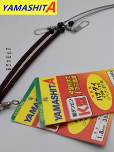 Support de pêche en mer <span class=keywords><strong>YAMASHITA</strong></span>, bras simple incurvé, acier inoxydable, crochet pivotant à ressort, FUTE TENBIN K TYPE K Tool - Product Image 6