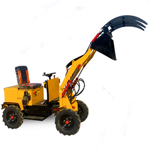 Front End Mini Elektrik Pertanian Kecil Murah Penjualan Ringkas Penjualan Penuh Pemuat Roda Cadangan - Product Image 4