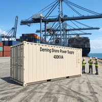 Convertisseur de puissance marine triphasé Deming 400 kVA, refroidissement par convection forcée, efficacité de 96 %, large plage de tension et 400 Hz pour navire