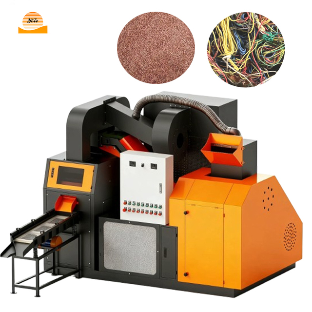200-300kg/H Industrial Cable Granulator 380v/60hz Scrap Cable Granulating Shredder Recycling Copper Wire Granulator Machine