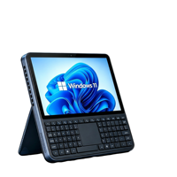 Laptop Saku Intel N150 Mini PC Genggam 5.7 Inci Windows 11 Laptop Saku 8+256GB SSD Komputer Mini