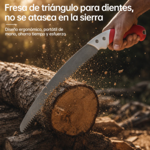Sega da potatura 270 mm con rivestimento elettrolitico, denti affilati, telaio in acciaio ad alto tenore di carbonio, impugnatura ergonomica antiscivolo per giardinaggio e carpenteria - Product Image 2