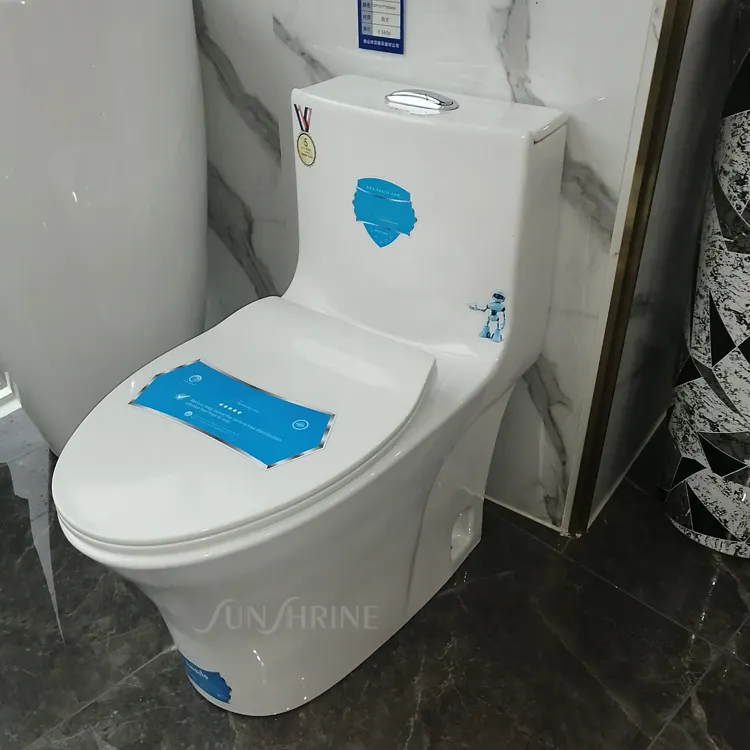 Nieuwe Stijl Best Verkopende Badkamer Sanitair Washdown Keramische Stille Siphonic Een Stuk Wc
