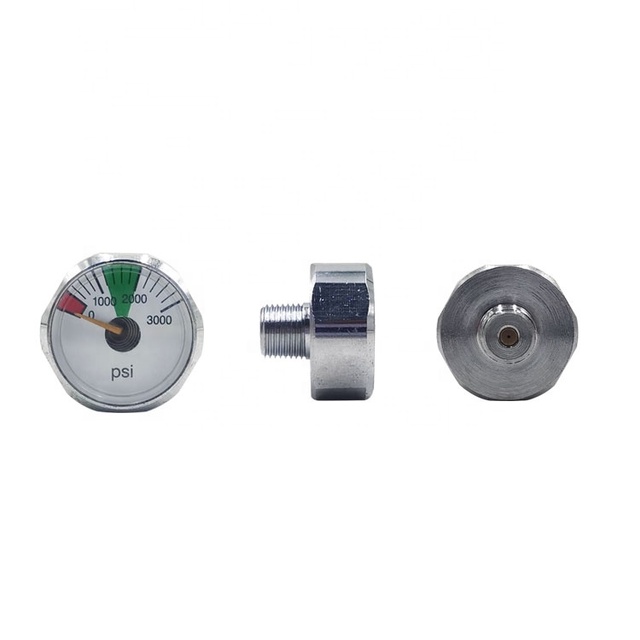 Mini 300 Bar Pressure Gauge Vacuum Pcp Manometer 23MM