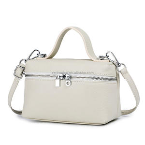 <span class=keywords><strong>Sac</strong></span> en cuir véritable texturé pour femmes <span class=keywords><strong>Sac</strong></span> à main vintage Top Layer Cowhide Niche Tote Bag Single Shoulder Crossbody Bag Trendy - Product Image 2