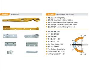 <span class=keywords><strong>Chiudiporta</strong></span> a Molla Premium Everstrong ST-K01 a Due Sezioni con Velocità Regolabile, Ideale per Porte in Legno - Product Image 4