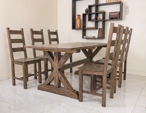 Juego de sillas de mesa de comedor talladas en Vietnam, mesa de centro de Bar hecha a mano en pino, roble, Acacia, duradero, inspirado en la cultura vietnamita - Product Image 3