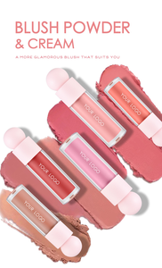 Alta calidad 6 colores belleza rubor cubierta suave alto pigmento impermeable líquido <span class=keywords><strong>maquillaje</strong></span> mujeres polvo prensado versátil <span class=keywords><strong>al</strong></span> <span class=keywords><strong>por</strong></span> <span class=keywords><strong>mayor</strong></span> - Product Image 5