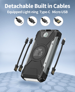 Nouvelle Conception 2025 – Batterie Externe Solaire 20000 mAh Lithium-Ion à Double Charge Rapide USB-C PD, Onde Sinusoïdale Pure pour Camping et Urgences - Product Image 3
