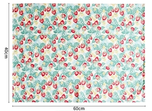 批发100% 纯棉碎花茶巾15.7*23.6英寸彩色快干洗碗巾多功能厨房手把毛巾 - Product Image 3