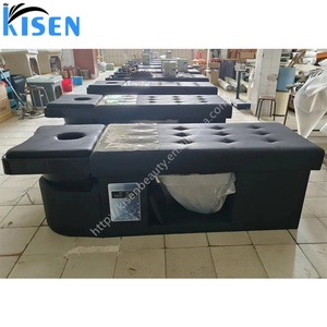 Table de Traitement Japonaise Professionnelle Kisen pour Lavage Capillaire, Thérapie Aquatique, Massage et Spa de la Tête - Product Image 1