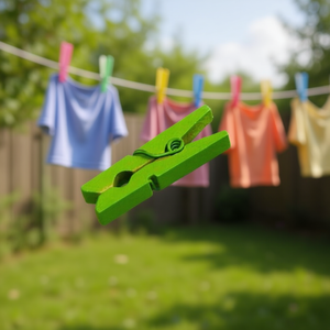 Ilan Mollette in Legno 3,5 Cm Verdi 15 Pezzi per Asciugare il Bucato - Product Image 3