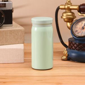 AI-MICH Bouteille isotherme à double paroi en acier inoxydable 304 de 200 ml, design métallique écologique pour adultes, écoliers et enfants - Product Image 4