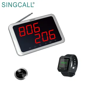 SINGCALL ระบบการโทรออกทั้งหมด,บริการเพจเจอร์เรียกพนักงานไร้สายสำหรับร้านอาหารบาร์