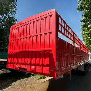 Semirremolque de 3/4/5 Ejes con Barandas, de 40-100 Toneladas, de <span class=keywords><strong>Segunda</strong></span> <span class=keywords><strong>Mano</strong></span>, Venta de Fábrica, para Transporte de Carga - Product Image 5