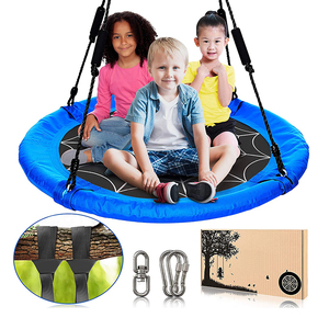 Swing Climbing Rope Dia.10mm Pe Rope Tree Rope Swing Factory Direct Price Cheap Price Tree Swing With Big Platform Disc Climbing Rope Swing For Children