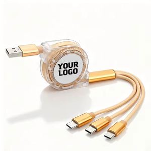 Promotion Retractable Multipurpose <b>Charging</b> <b>3</b> in 1 Usb Cable Custom Logo - Product Image 1