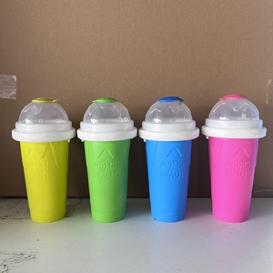 Đông lạnh ma thuật cup bốn màu slushy Maker DIY Smoothie cup Pinch cup thả Ice Cream công cụ sáng tạo - Product Image 6